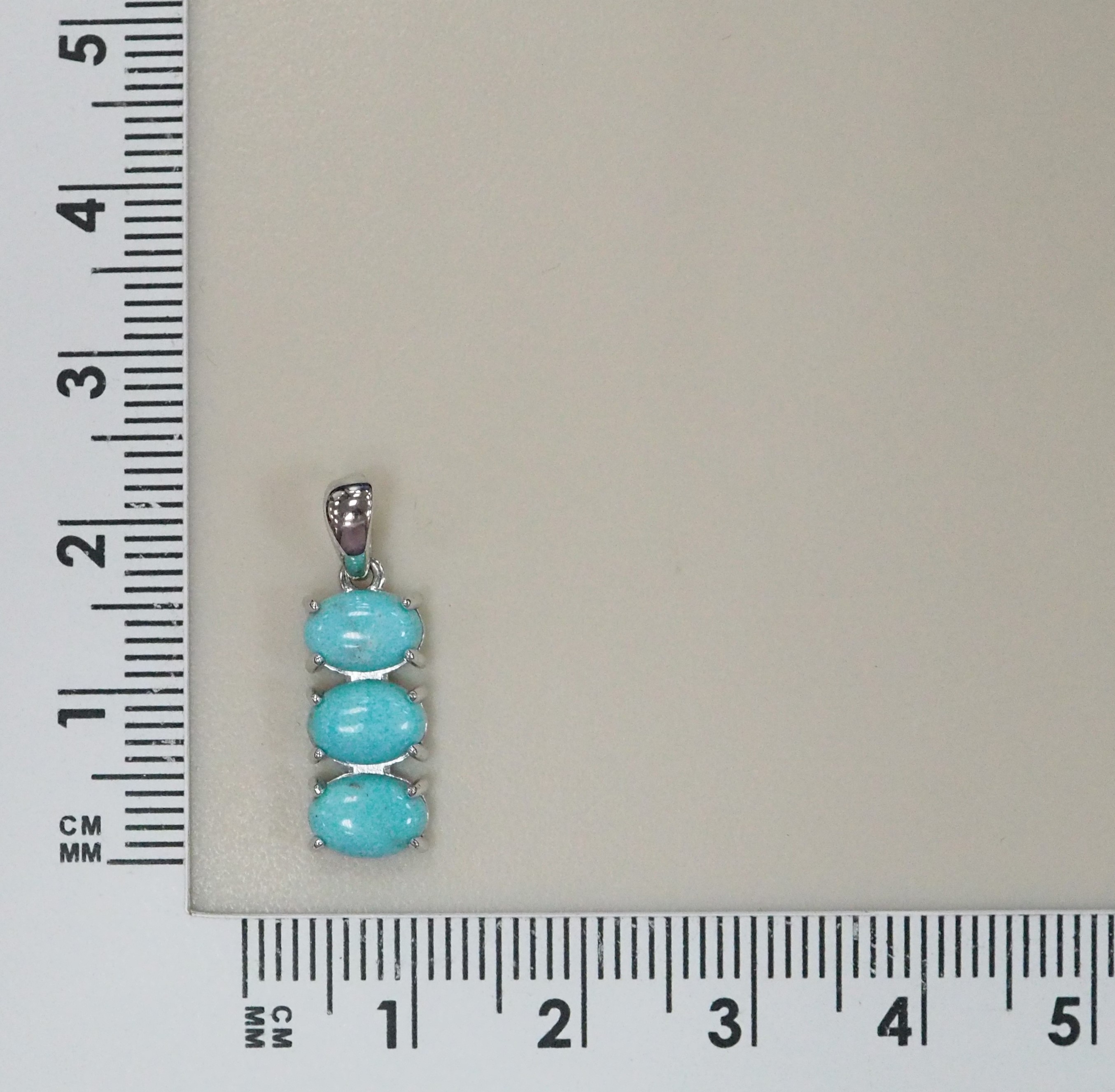 Серебряная подвеска с бирюзой